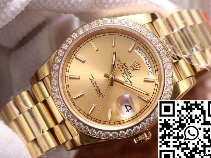 Day-Date EW Dial Factory M228348RBR-0008 Champagne Rolex 1130